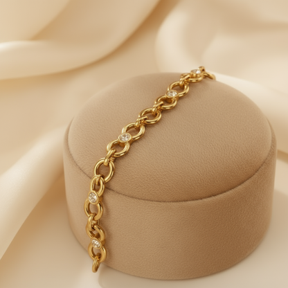 Golden Loop Bracelet