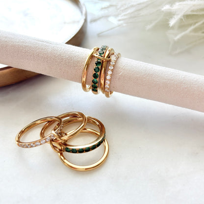 Green Ring Set