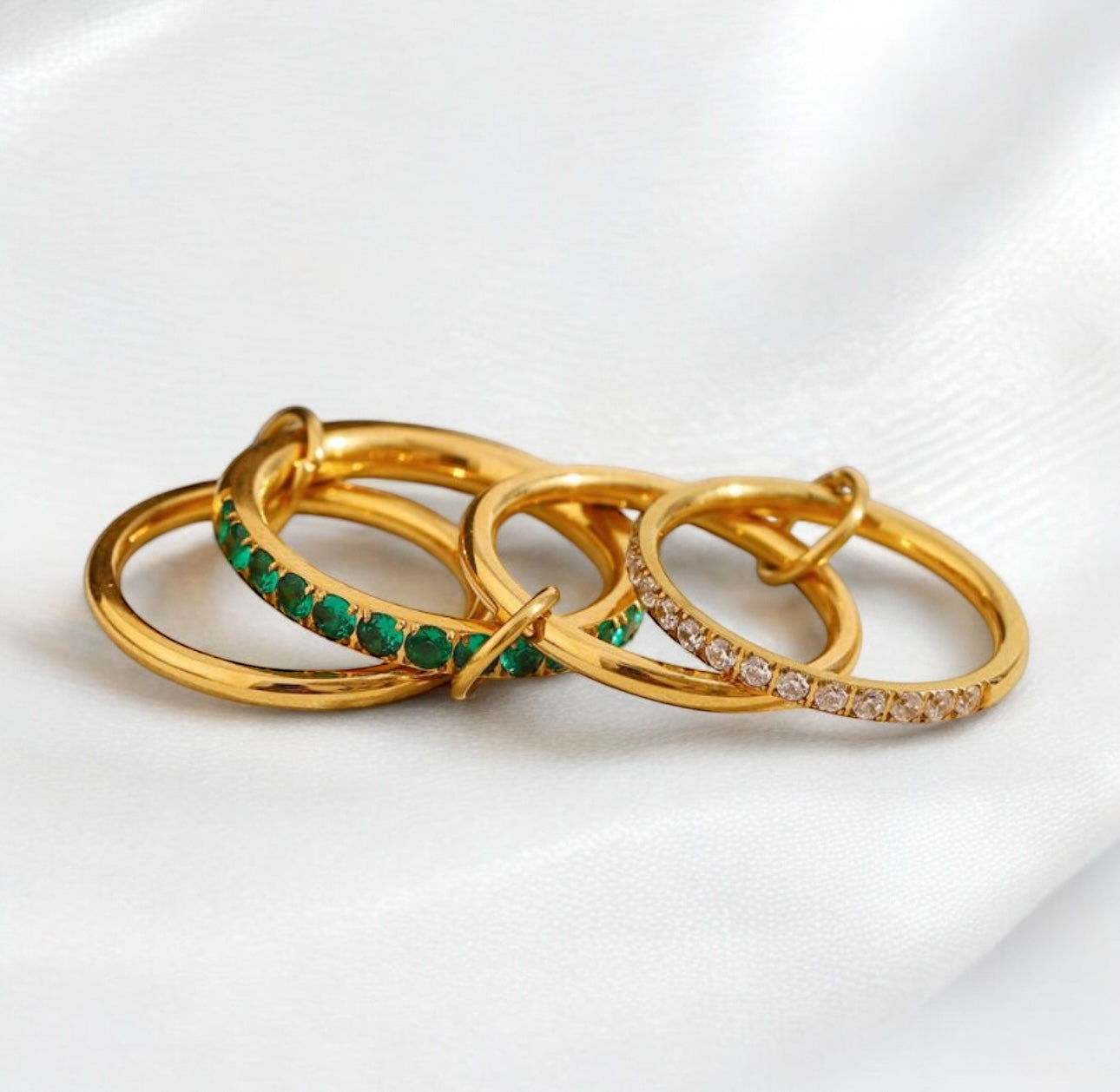 Green Ring Set