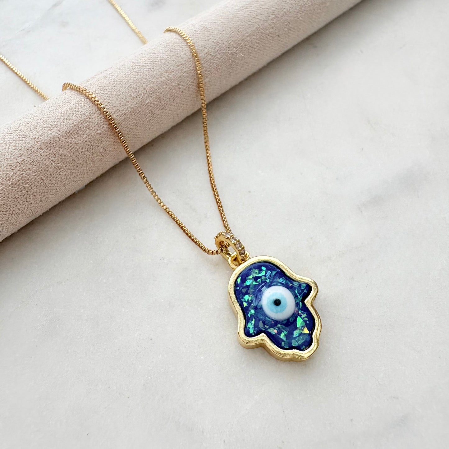 Blue Hamsa