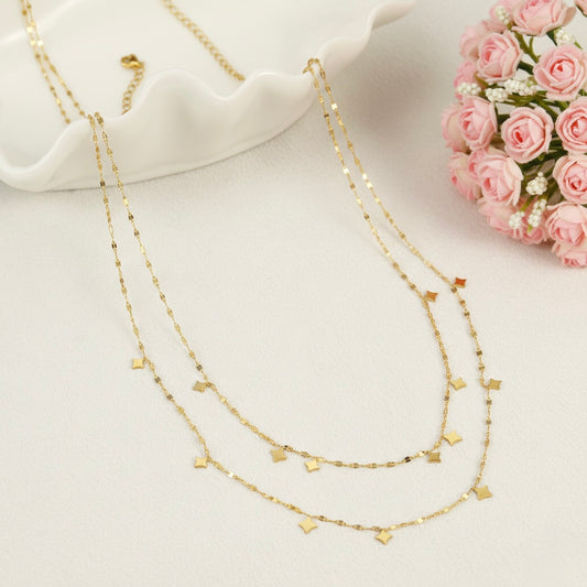 Golden Little Stars Necklace