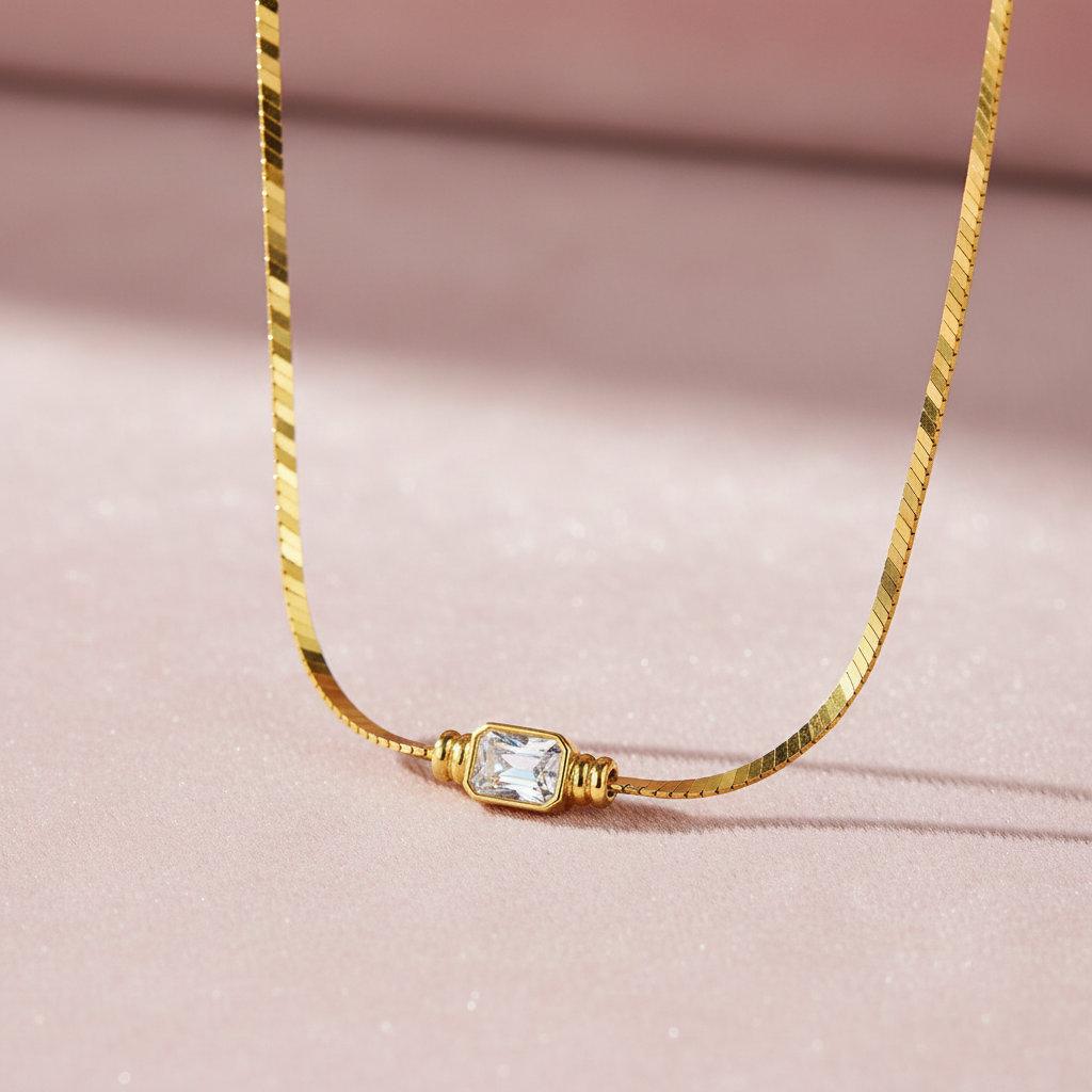 Golden Spark Necklace