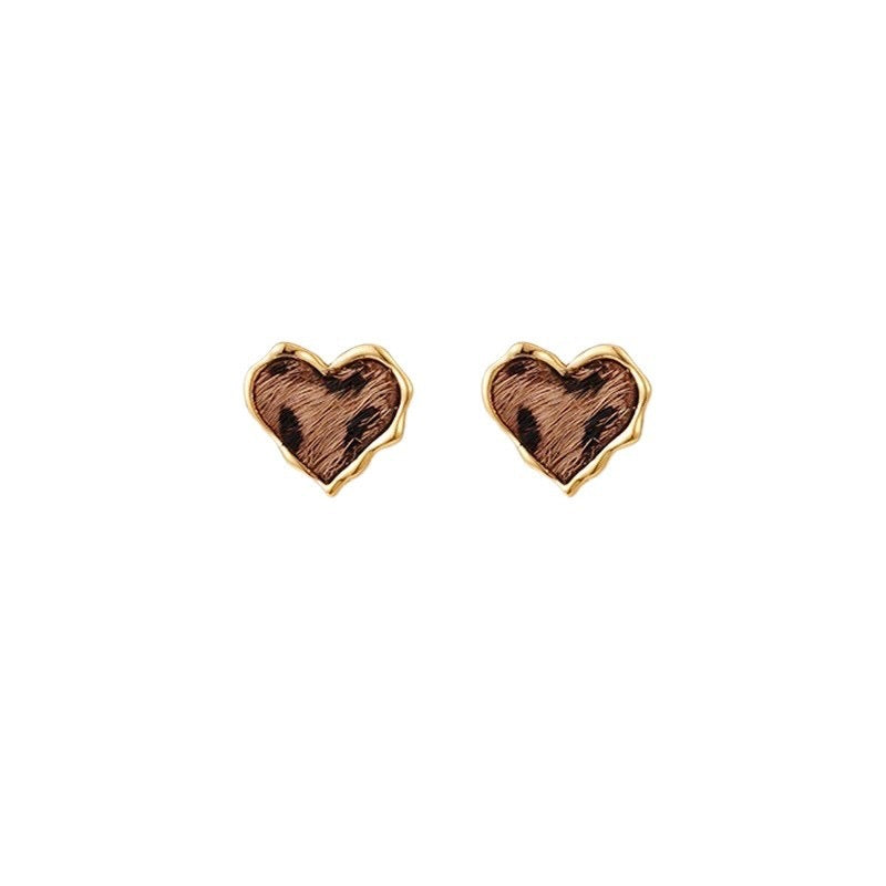 Leopard Stud Earrings