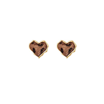 Leopard Stud Earrings