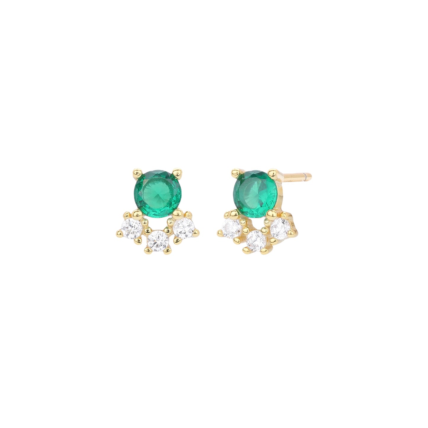Emerald Spark Earrings