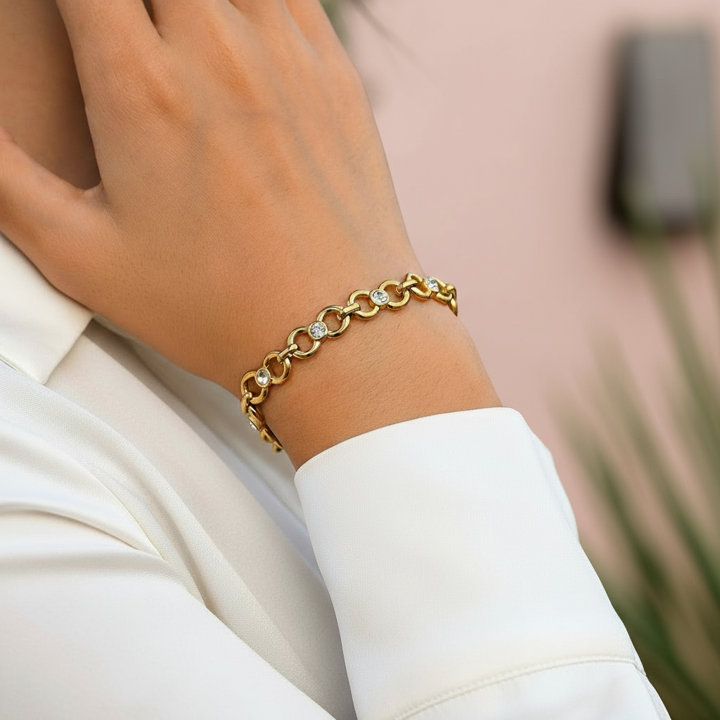 Golden Loop Bracelet