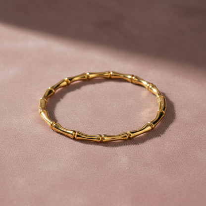 Golden Bamboo Bangle